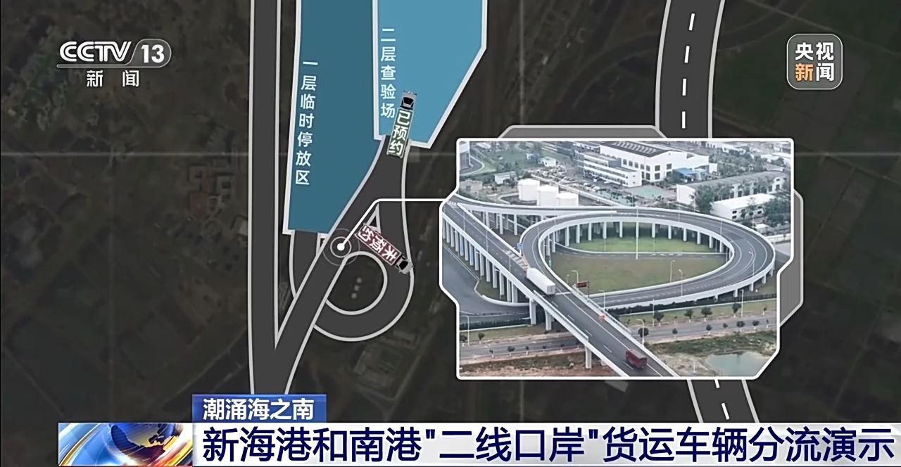 货车如何通过海南自贸港“二线口岸”?一共分三步 货车如何通过海南自贸港“二线口岸”?一共分三步