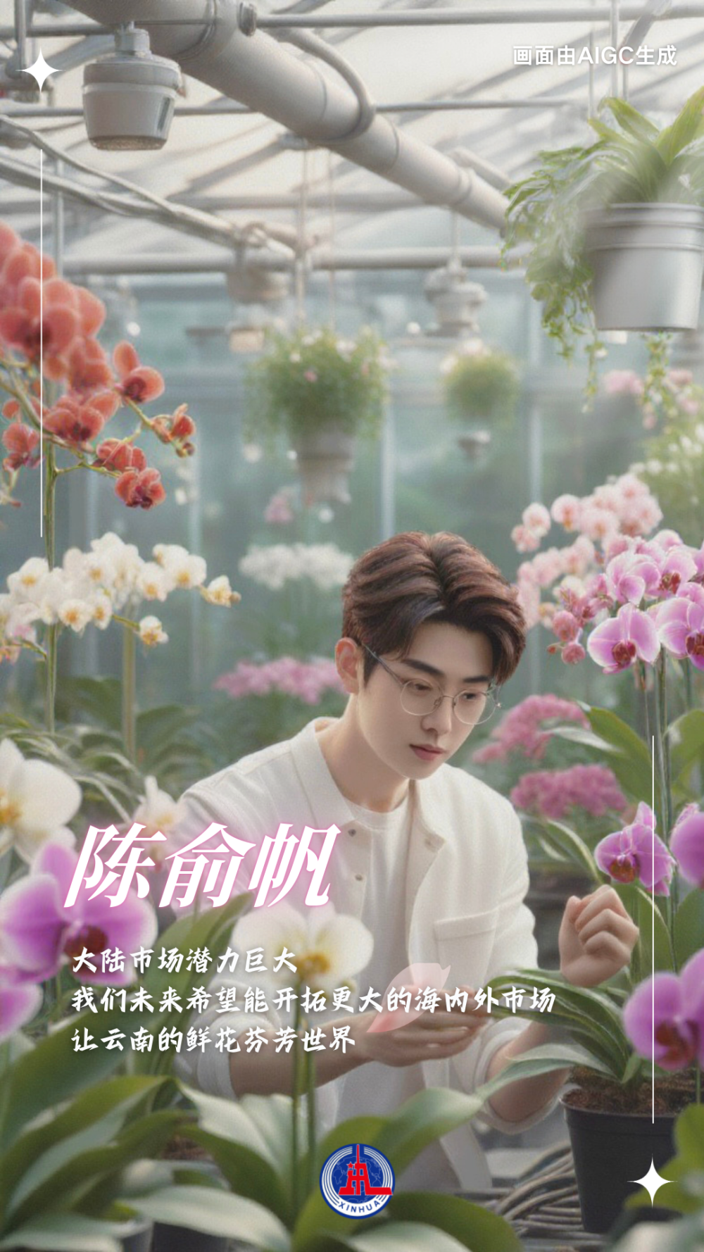 AIGC海报｜台青在大陆：用青春描绘梦想画卷