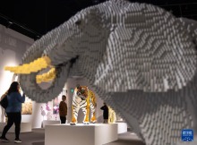乐高积木艺术作品展亮相多伦多