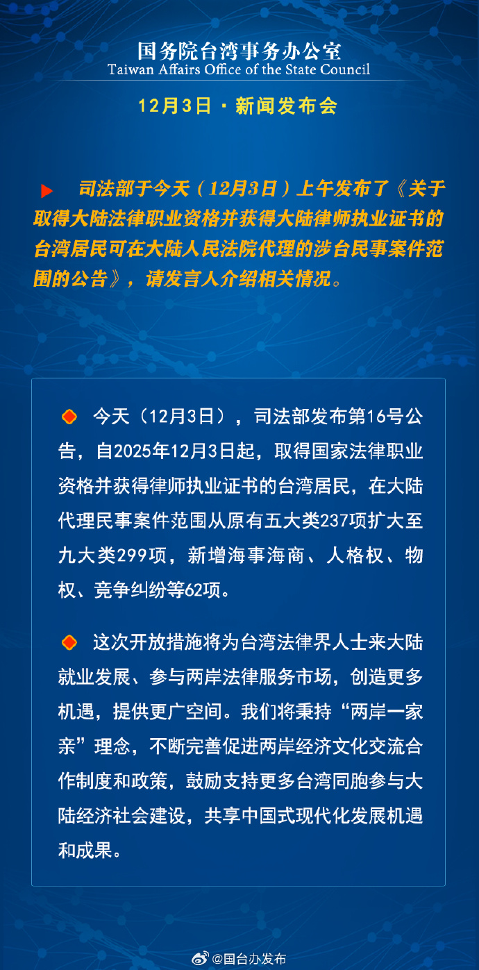 国务院台湾事务办公室12月3日·新闻发布会 国务院台湾事务办公室12月3日·新闻发布会_fororder_a5