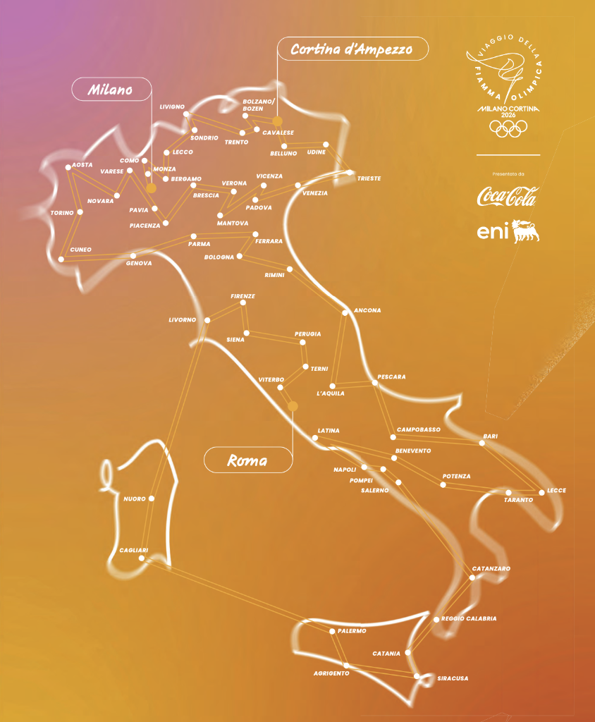 米兰冬奥会火种抵达意大利 即将开启本土传递