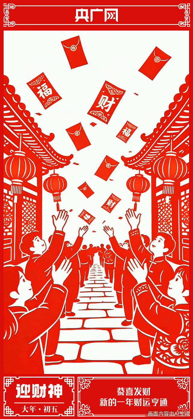 年味里的中国丨大年初五,迎财神,福禄寿喜财临门! 年味里的中国丨大年初五,迎财神,福禄寿喜财临门!