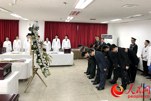 中韩启动第六批在韩中国志愿军烈士遗骸装殓工作