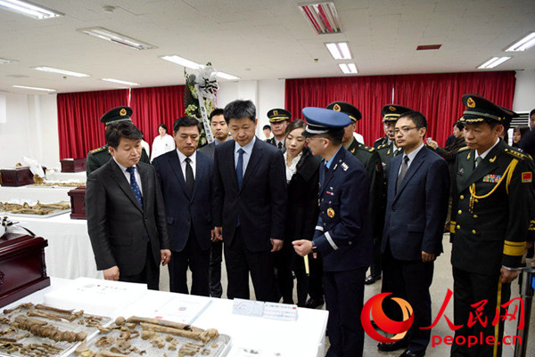 中韩启动第六批在韩中国志愿军烈士遗骸装殓工作