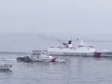 中国海警常态化执法巡查仁爱礁、仙宾礁附近海域