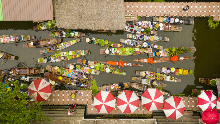Floating Market: Thailand’s Hidden Gem of “Flowing Poetry”_fororder_VCG41N1298292597
