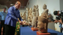 74 Repatriated Artifacts Return to Cambodia