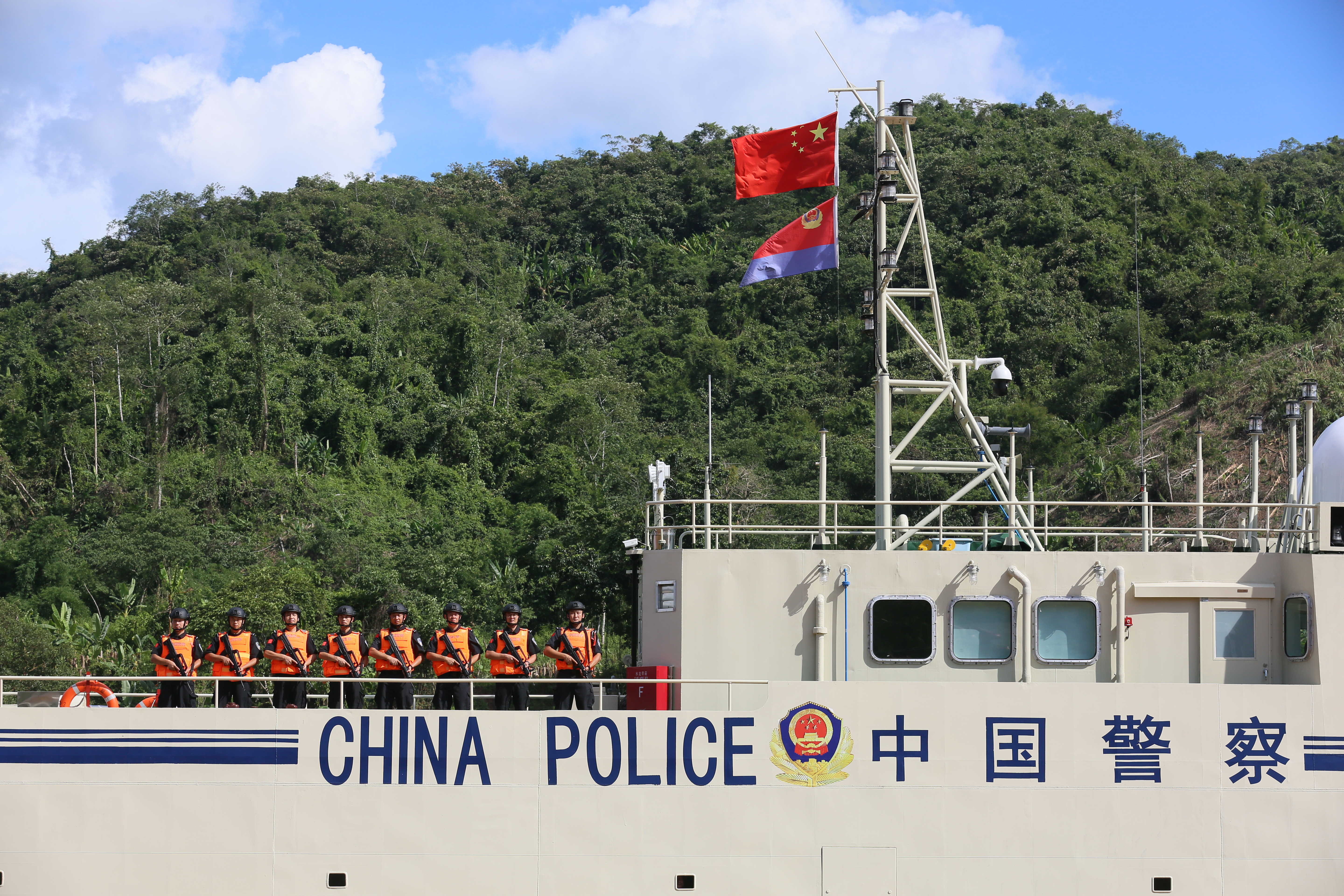 第154次中老缅泰湄公河联合巡逻执法行动圆满结束_fororder_IMG_2685