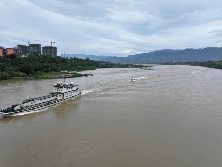 第156次中老缅泰湄公河联合巡逻执法行动圆满结束_fororder_IMG_5596