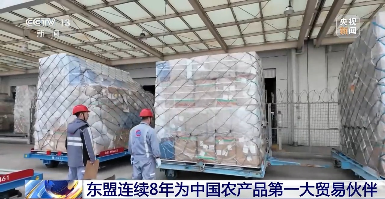 东盟连续8年为中国农产品第一大贸易伙伴