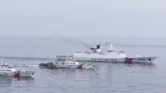 中国海警常态化执法巡查仁爱礁、仙宾礁附近海域