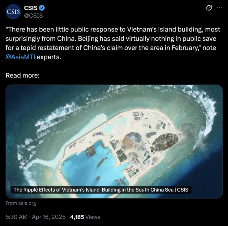 Suing over China’s "Exceptional Maritime Claims"? U.S. Think Tank Advises the Philippines Again_fororder_截屏2025-04-21 15.04.05
