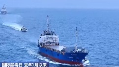 去年1月以来 中国海警局累计缴获各类毒品11.6吨