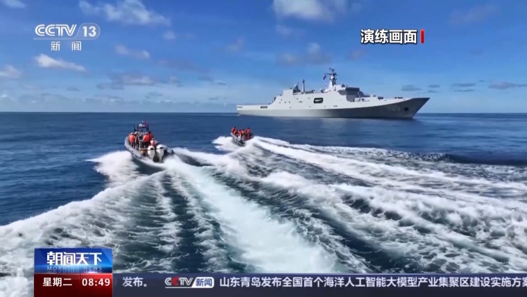 大量演练画面!中柬海军首次联合组织海上方向实兵演练 大量演练画面!中柬海军首次联合组织海上方向实兵演练