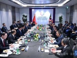 李强会见马来西亚总理安瓦尔