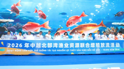 China, Vietnam release 270 mln fish into Beibu Gulf