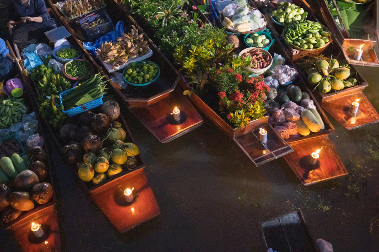 Floating Market: Thailand’s Hidden Gem of “Flowing Poetry”_fororder_VCG41N1369353486