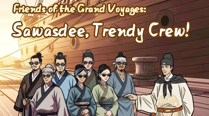 Friends of the Great Voyage: Sawasdee, Trendy Crew!_fororder_02-横版封面-英文