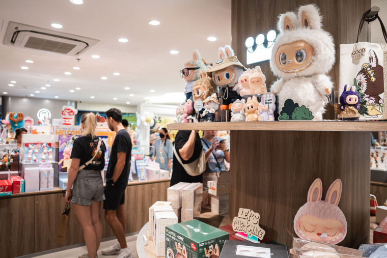 Labubu Trend Goes Global: Pop Mart Sparks Blind Box Craze in Southeast Asia_fororder_VCG111580898687