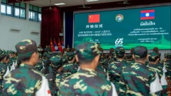 Chinese PLA 'Peace Train' medical team arrives in Laos