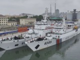 中国海警舰艇编队起航赴北太平洋开展公海渔业执法巡航
