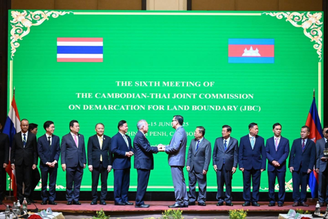 泰柬第六次联合边界委员会会议在金边落幕_fororder_IMG_2073