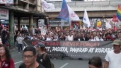 Manila Rally Marks Martial Law Anniversary, Denounces Corruption