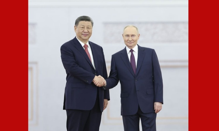 习近平同俄罗斯总统普京会谈