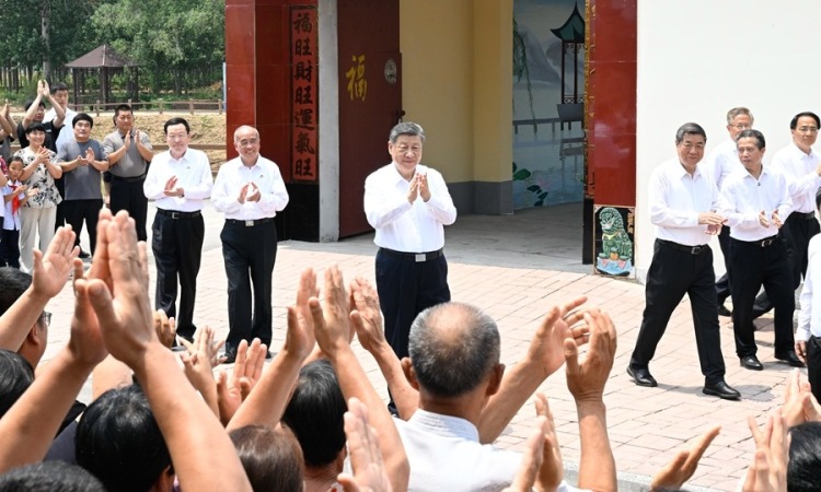 习近平在山东德州考察