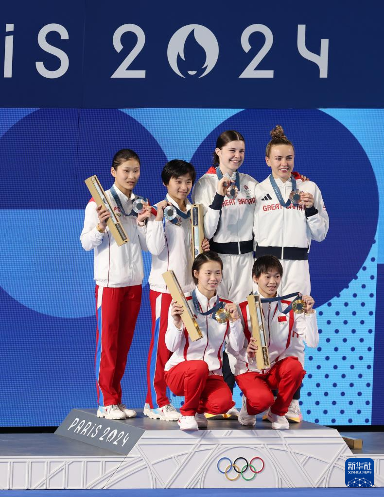 跳水——女子双人十米台：中国选手陈芋汐/全红婵夺得金牌