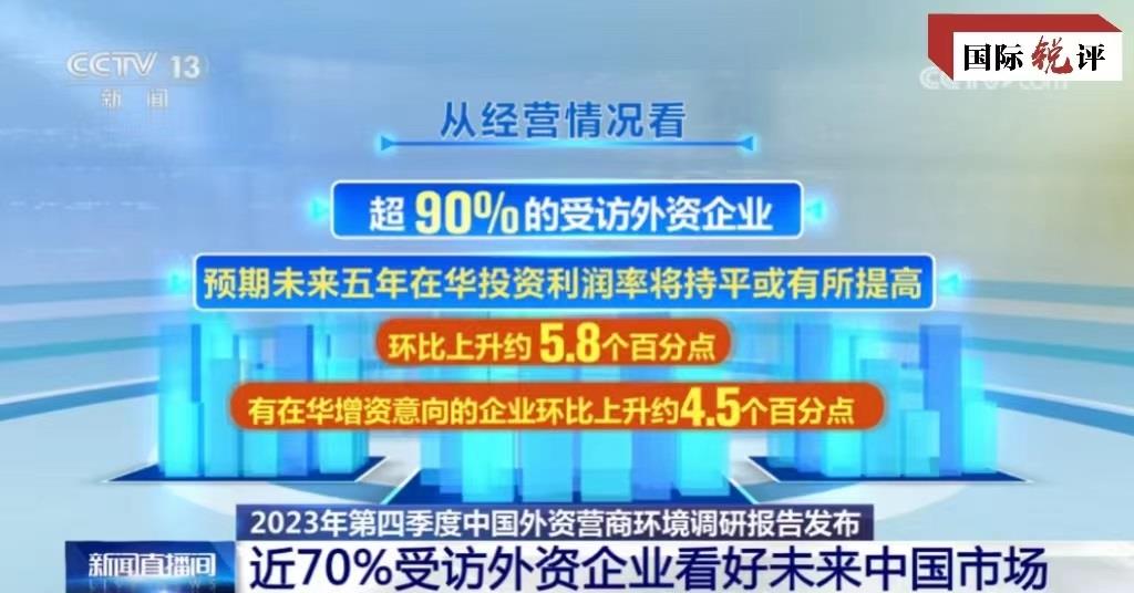 国际锐评｜外资企业纷纷加码“投资中国” 背后是这些考量