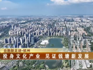 【海峡两岸】台胞新足迹·杭州：投身文化产业  见证钱塘新发展