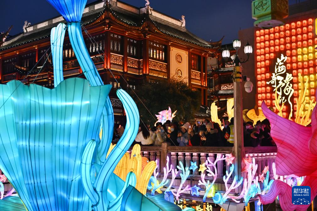 2024上海豫园民俗艺术灯会亮灯