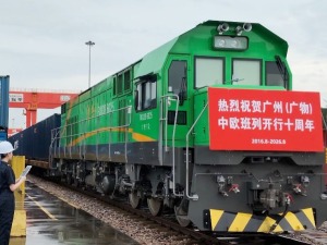 开行十年 广州中欧班列进出口货值超1100亿元