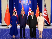 习近平出席金正恩举行的欢迎宴会