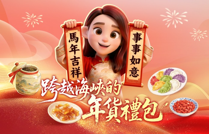 跨越海峡的年货礼包｜年货大集里的特色风味