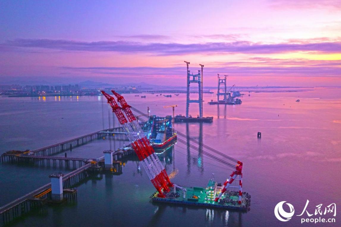 我在海上“搭积木”