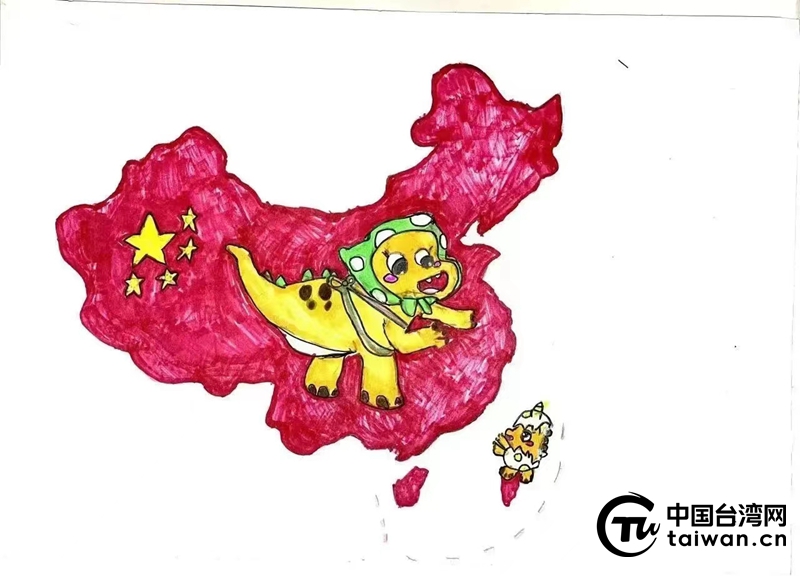 台胞小朋友彩灯主题创新画作《回家》获奖