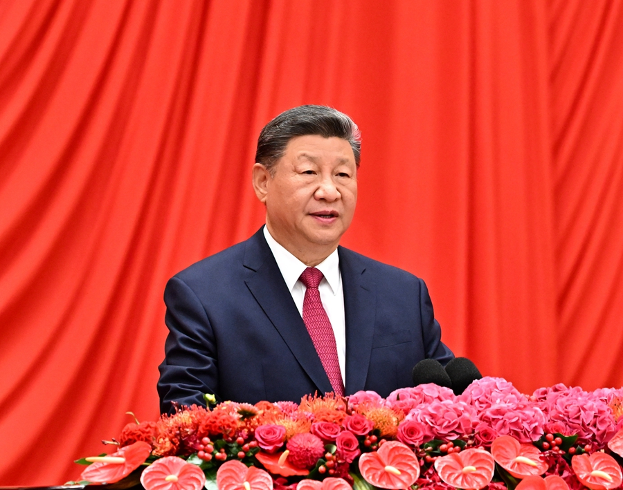 受权发布丨习近平：在庆祝中华人民共和国成立76周年招待会上的讲话