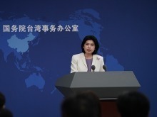 国台办：希望广大台湾同胞和大陆同胞一道坚决反对“台独”分裂和外部势力干涉_fororder_VCG111604764379