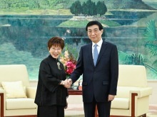 王沪宁会见出席第二届海峡两岸中华文化峰会台湾嘉宾