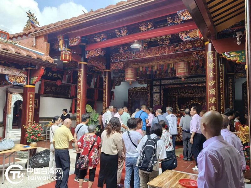 海沧金沙三旌堂举办周文化恳亲会 40名金门宗亲跨海叙亲