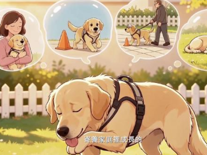 导盲犬的成长之路：漫长且温柔的陪伴