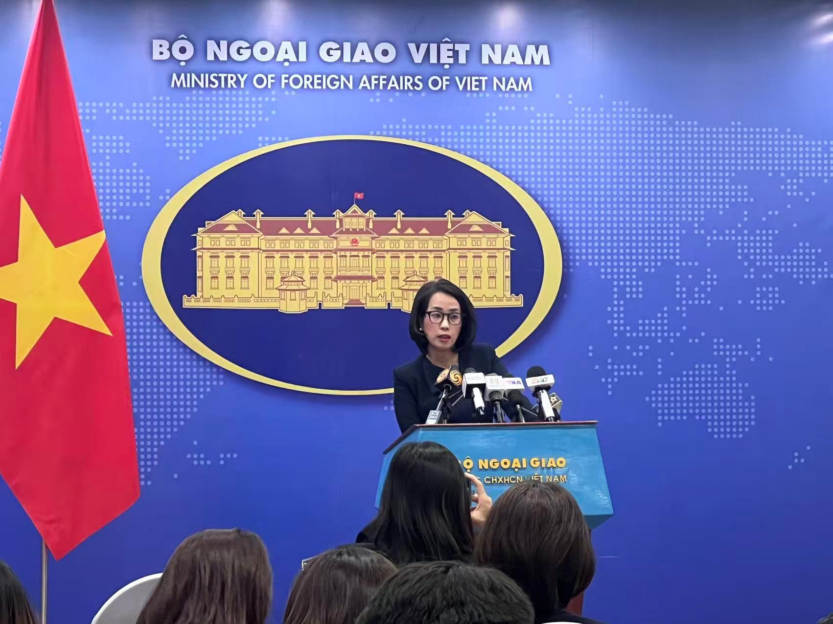 越南外交部重申支持一个中国原则