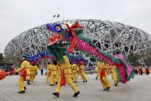 北京：民俗展演欢庆元宵佳节