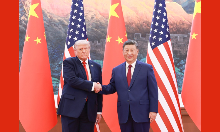 习近平同美国总统特朗普会谈