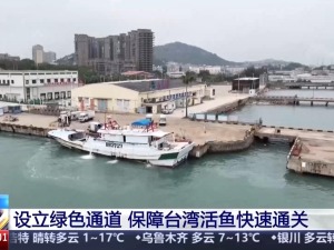 2小时快速通关 东山港打造两岸农渔产品“绿色通道”