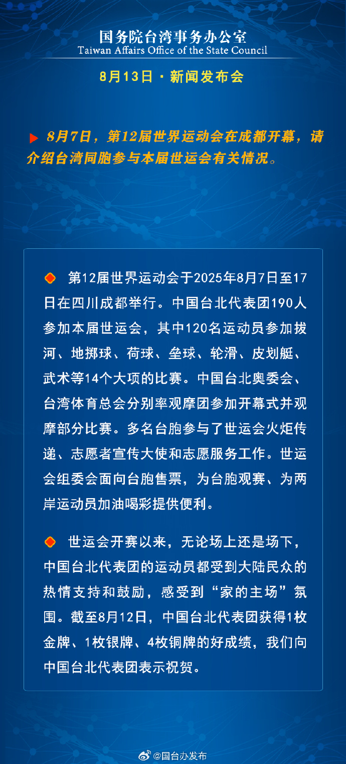 国务院台湾事务办公室8月13日·新闻发布会_fororder_a10