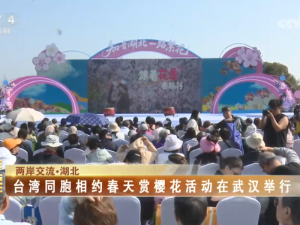【海峡两岸】台湾同胞相约春天赏樱花活动在武汉举行
