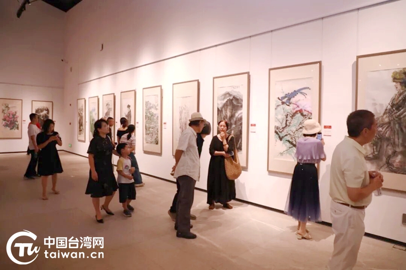 以笔墨寄民族情怀 海峡两岸国画名作汇聚海沧金沙书院
